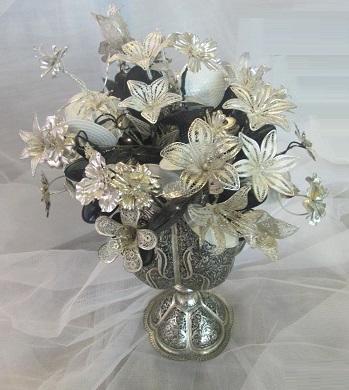 Fleurs en argent